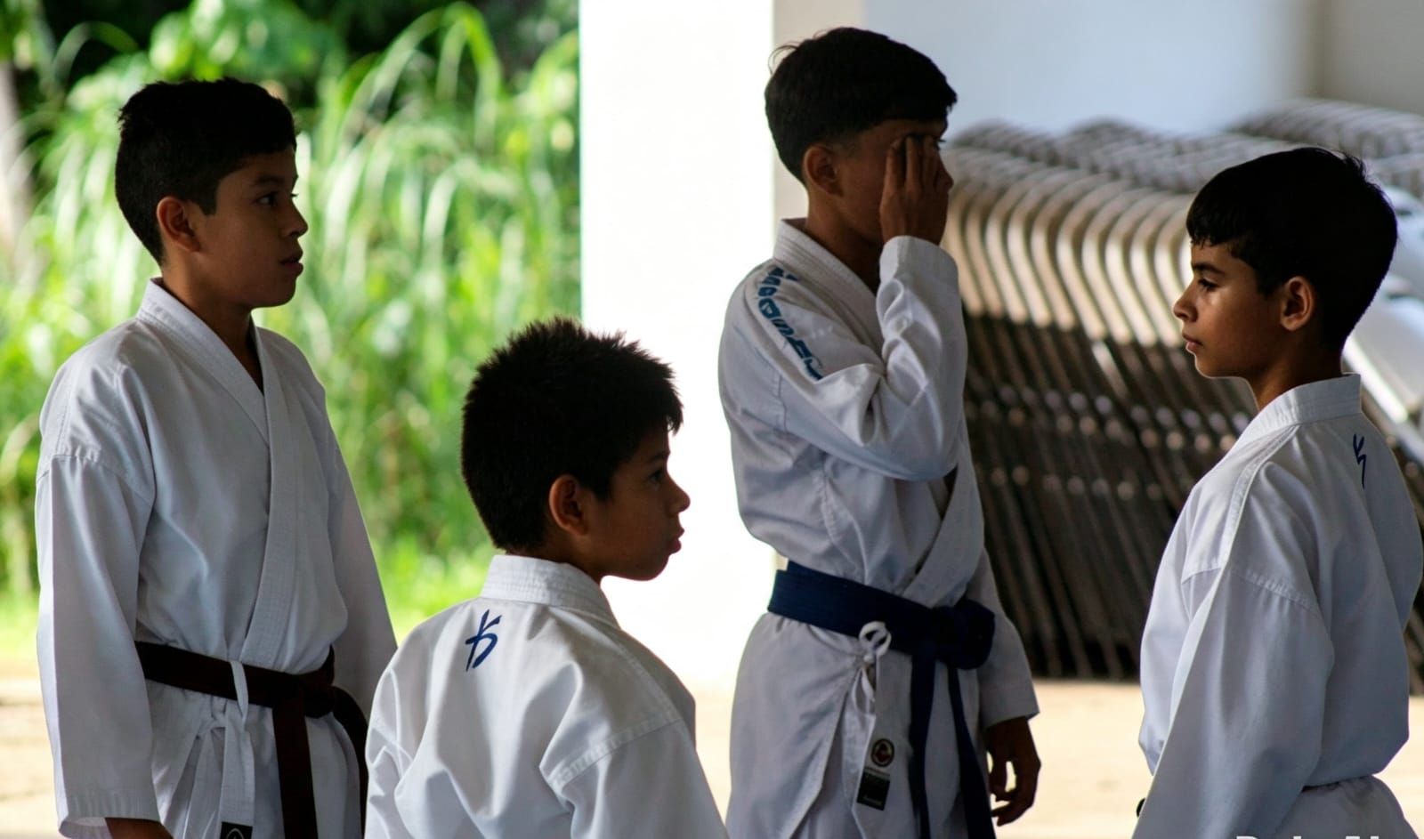 Clase General OGKK Panamá 2026: alumnos en espera de su turno