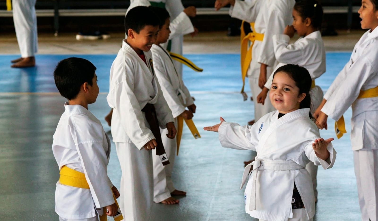 Clase General OGKK Panamá 2026: práctica del grupo infantil
